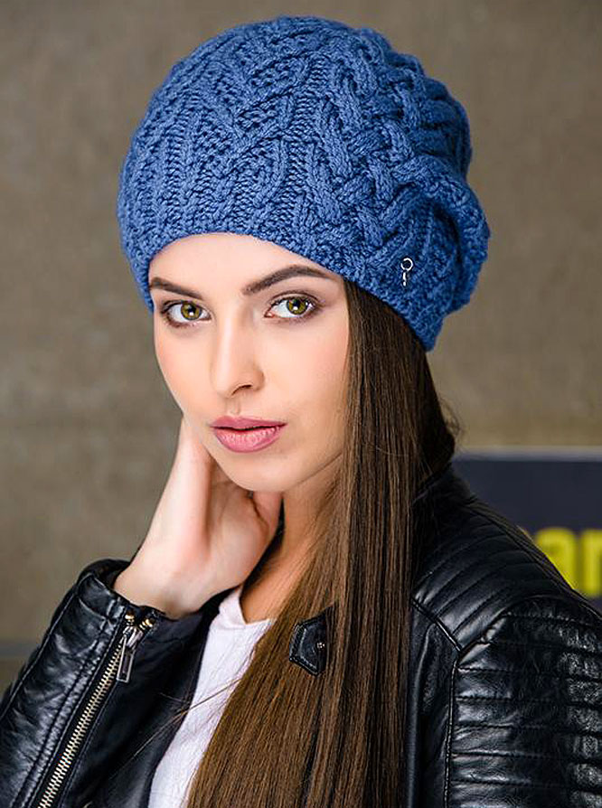 Шапка Malena 39 джинс Gulyann